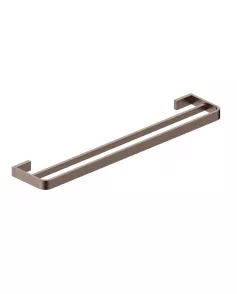 APS51301 Monza Double Towel Rail Brushed Bronze