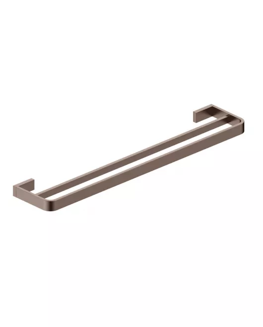 APS51301 Monza Double Towel Rail Brushed Bronze