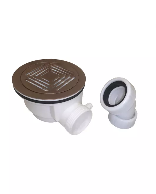APS51314 Brushed Bronze 90mm Fast Flow Waste Brushed Bronze