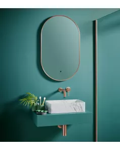 APS51315 Aubrey LED Mirror Brushed Bronze 500×800 Brushed Bronze