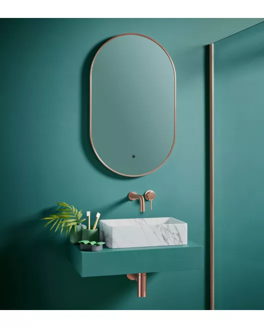 APS51315 Aubrey LED Mirror Brushed Bronze 500×800 Brushed Bronze