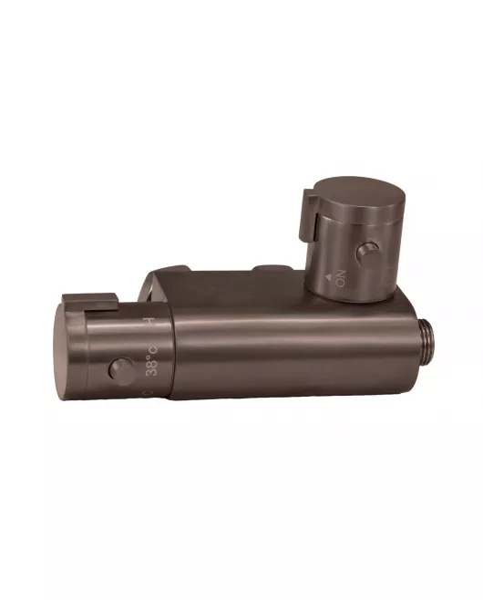 APS51325 Thermostatic Vertical Valve for Douche Brushed Bronze Brushed Bronze