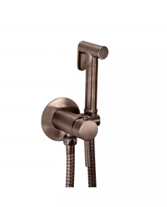 APS51326 Douche Handset, Flexi, Holder and Outlet Elbow Brushed Bronze Brushed Bronze