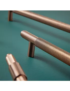 APS51327 Knurled 250mm Handle Brushed Bronze Brushed Bronze