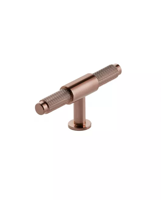 APS51333 Knurled T Bar 95mm Handle Brushed Bronze Brushed Bronze