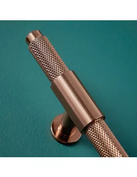 APS51333 Knurled T Bar 95mm Handle Brushed Bronze Brushed Bronze