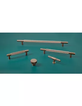 APS51333 Knurled T Bar 95mm Handle Brushed Bronze Brushed Bronze