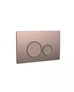 APS51336 Round Brushed Bronze Dual Flush Button Brushed Bronze