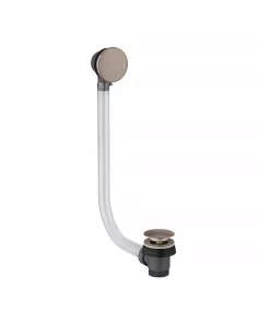 APS51337 Brushed Bronze Bath Pop-Up Waste with Overflow Brushed Bronze