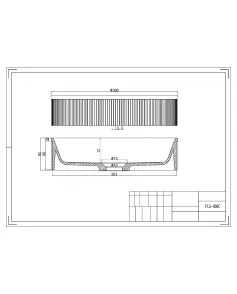 APS51348 KOKO Basin Brushed Bronze