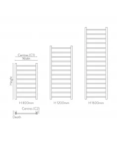 APS51350 Vibe – 500 X 800 Brushed Bronze