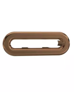 APS51357 Oval Overflow Cover Brushed Bronze
