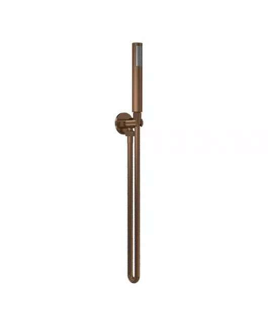 APS51369 Round Outlet Elbow, Parking Bracket & Kit Brushed Bronze