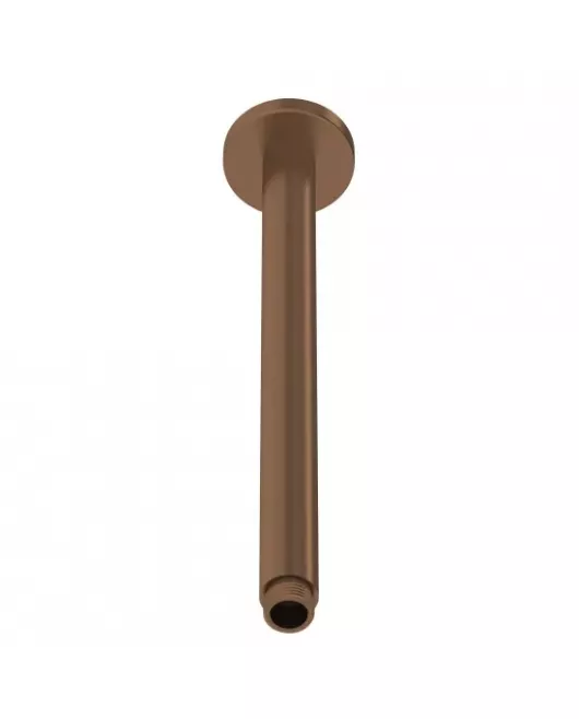 APS51371 Round Ceiling Arm 300mm Brushed Bronze