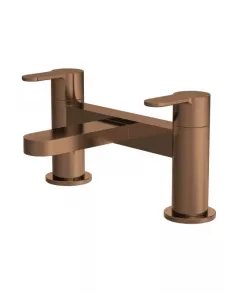APS51372 Arvan Deck Mounted Bath Filler Brushed Bronze
