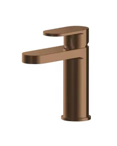 APS51382 Binsey Mono Basin Mixer with Push Button Waste Brushed Bronze