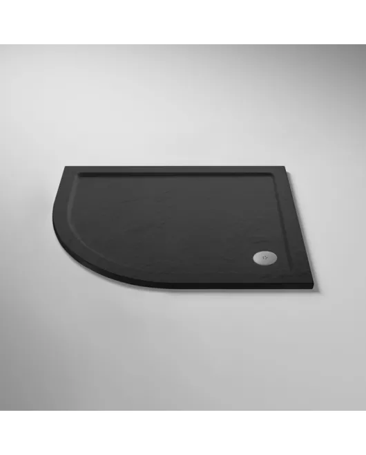 APS5148 Offset Quadrant Shower Tray LH 1200x800mm Slate Grey