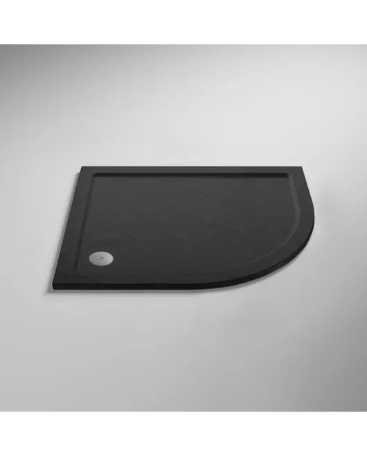 APS5151 Offset Quadrant Shower Tray RH 1200x900mm Slate Grey