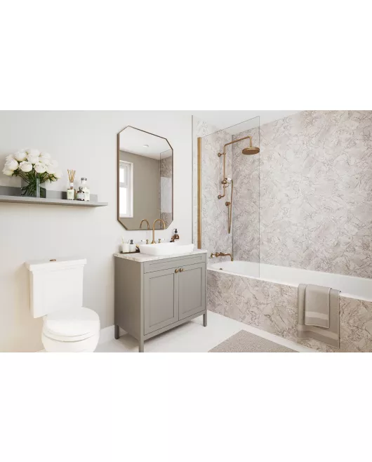 APS52731 Blanco Marble 2420 x 585 PLY TG P1 Blanco Marble 