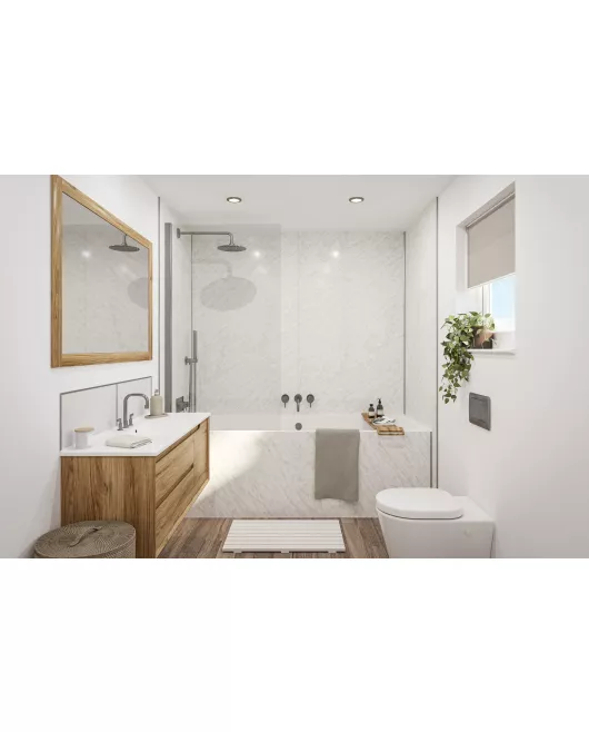 APS52753 Carrara Marble 2420 x 1185 PLY TG P1 Carrara Marble 