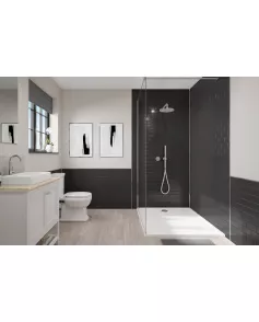 APS52835 Black Gloss Composite 1220 x 2440 x 3mm (Wall) Black