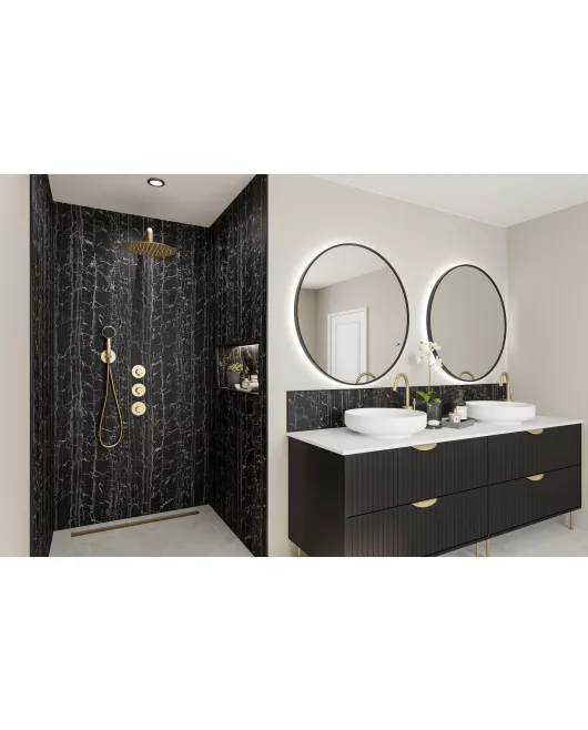 APS52897 Nero Portoro 2440 x 600 x 4mm Nero Portoro