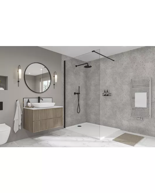 APS52964 Pewter Terrazzo 2420 x 1200 x 9mm T&G Pewter Terrazzo 
