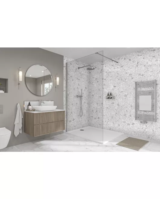 APS52970 Terrazzo Nuage 2420 x 1200 x 9mm T&G Terrazzo Nuage