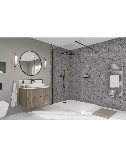 APS52972 Terrazzo Storm 2420 x 1200 x 9mm T&G Terazzo Storm