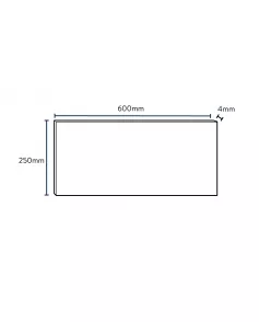 APS53159 Roman Marble 600 X 250 X 4 Roman Marble