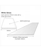 APS53426 Single Chrome Gloss Gloss White