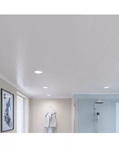 APS53428 Single White Matte Matt White