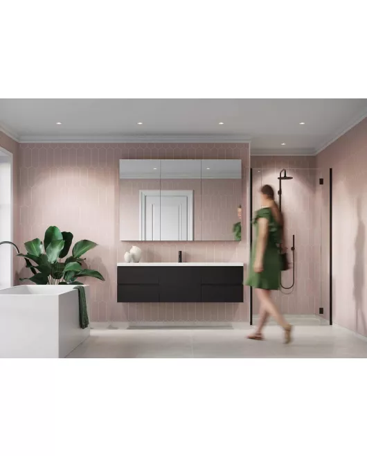 APS53986 Dusky Pink Elongated Hexagon 