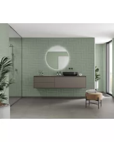 APS53991 Olive Green Straight Herringbone 