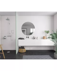 APS53997 White Silk Hexagonal 