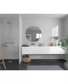 APS54001 Medium Grey Hexagonal (London Hexagonal) 