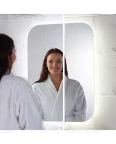 APS54095 Aura LED Mirror 500x700mm 
