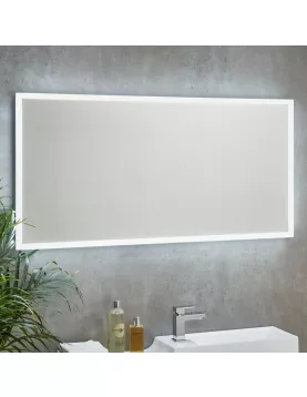 APS54102 Mosca LED Mirror with Demister Pad and Shaver Socket 1200x600mm 