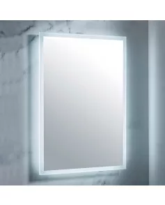 APS54104 Mosca LED Mirror with Demister Pad and Shaver Socket 600x800mm 