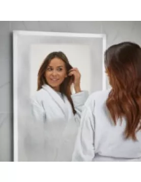 APS54104 Mosca LED Mirror with Demister Pad and Shaver Socket 600x800mm 