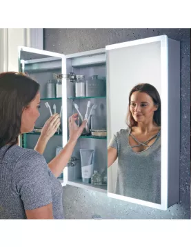 APS54109 Mia LED Mirror Cabinet 800x700mm 