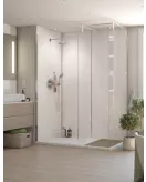 APS54141 ‘Linea Grey’ Bathroom Wall Panel
