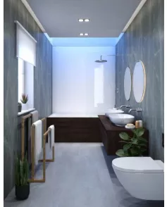 APS54152 ‘Sicilian Marble’ Bathroom Wall Panel 