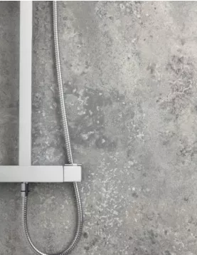 APS54157 ‘Textured Concrete’ Bathroom Wall Panel  APS54157 ‘Textured Concrete’ Bathroom Wall Panel