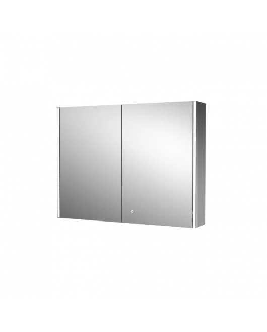 APS5478 Leda Mirror Cabinet 600x800 Silver