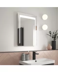 APS5479 Carina 700 x 500 LED Mirror Silver