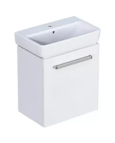 APS54816 Geberit Selnova Compact 1 Door Cabinet With Service Space White
