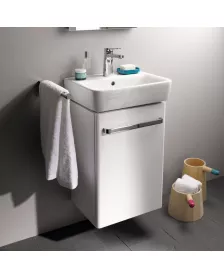 APS54816 Geberit Selnova Compact 1 Door Cabinet With Service Space White