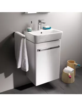 APS54816 Geberit Selnova Compact 1 Door Cabinet With Service Space White