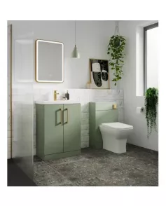 APS5486 Hydrus 700x500 Framed Touch Sensor Mirror Brushed Brass